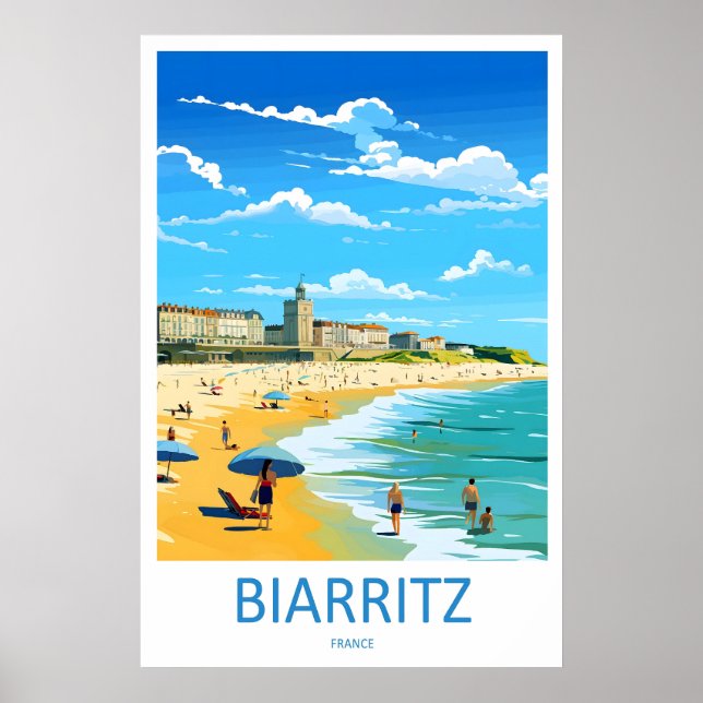 Póster Biarritz 3 (Frente)
