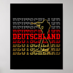 Póster Biathlon Deutschland Alemania Wintersport