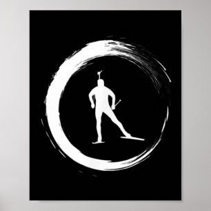 Póster Biathlon Winter Sport Kreis Pion 1