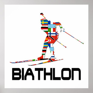 Póster Biatlón