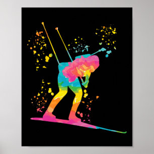 Póster Biatlón de esquí nórdico 21
