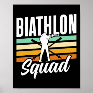 Póster Biatlón Deportes Biatleta Biatleta