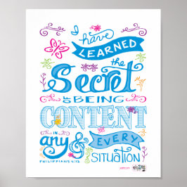 Póster Biblia con letra de mano suave contra escritura az