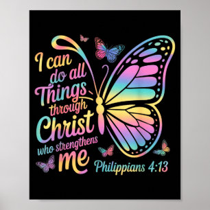 Póster Biblia de Mariposa 'Puedo hacer todas las cosas po
