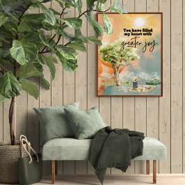 Póster Biblia de mayor joy versus salmo 4 7