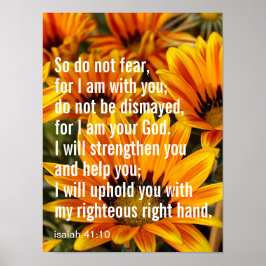 Póster Biblia Inspiradora personalizado Verse Sunflower