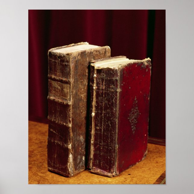 Póster Biblias pertenecientes a Lord Byron y Augusta Leig (Frente)