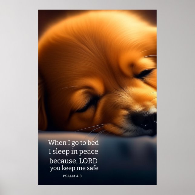 Póster Bíblica de cachorros (Frente)