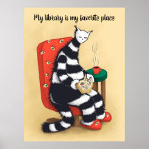 Biblioteca Cat Lover Libarian