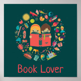 Póster biblioteca de clases de Book Lover