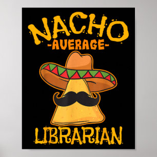 Póster Biblioteca de la Biblioteca Promedio de Nacho