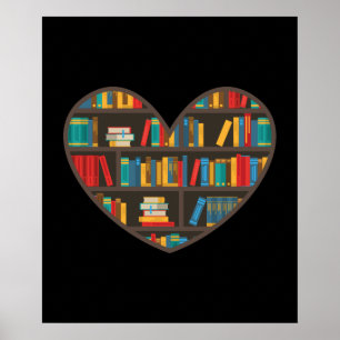 Póster Biblioteca divertida de BookShelf