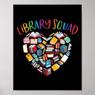 Póster Biblioteca Escuadrón Bibliotecario Ratón de Biblio