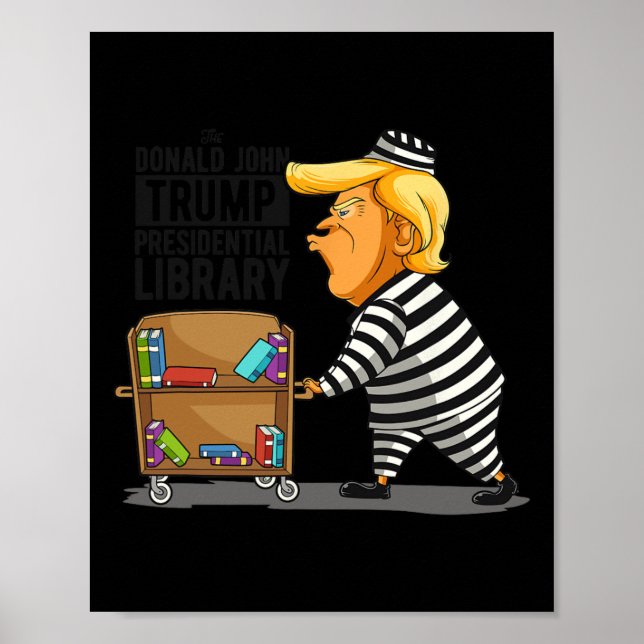 Póster Biblioteca Funny Gray Clic Fit (Frente)