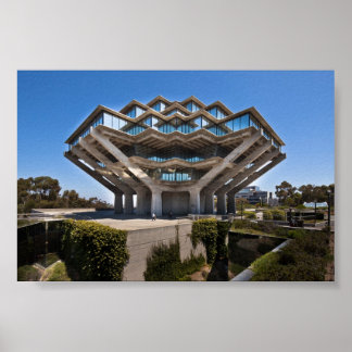 Póster Biblioteca Geisel de la UCSD