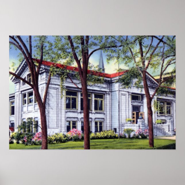 Póster Biblioteca Knoxville Tennessee McGhee (Frente)