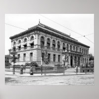 Biblioteca Pública de Providence, 1906. Foto antig