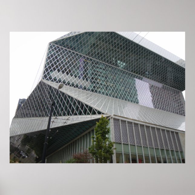 Póster Biblioteca Pública de Seattle (Frente)