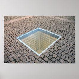 Póster Biblioteca vacía, Berlín, Alemania