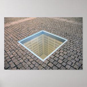 Póster Biblioteca vacía, Berlín, Alemania