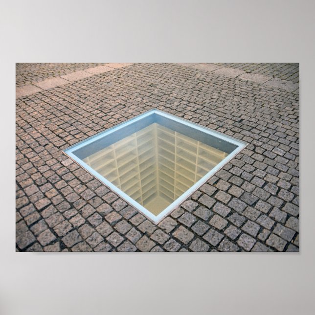 Póster Biblioteca vacía, Berlín, Alemania (Frente)