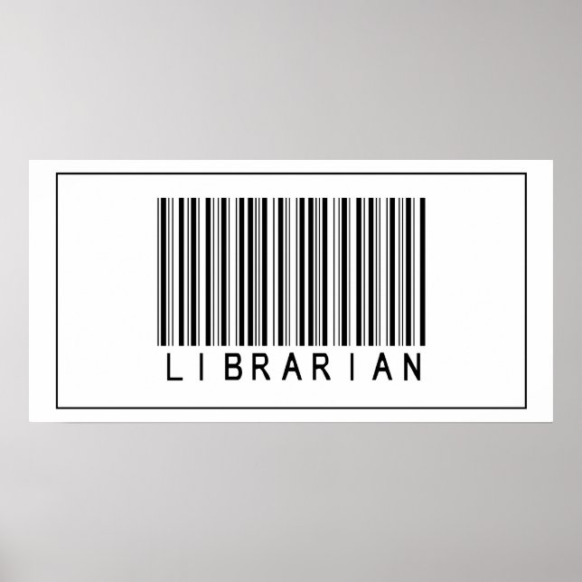 Póster Bibliotecario de Barcode (Frente)