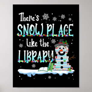 Póster Bibliotecario No hay lugar como la biblioteca en N