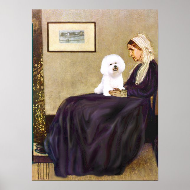 Póster Bichon Frise 1 - Madres silvestres (Frente)