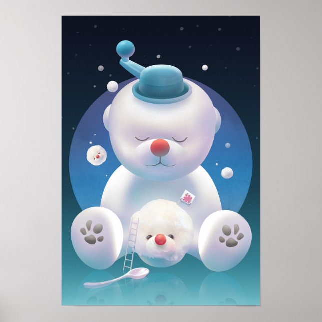 Póster Bichon Ice Shaver Dreamland (Frente)