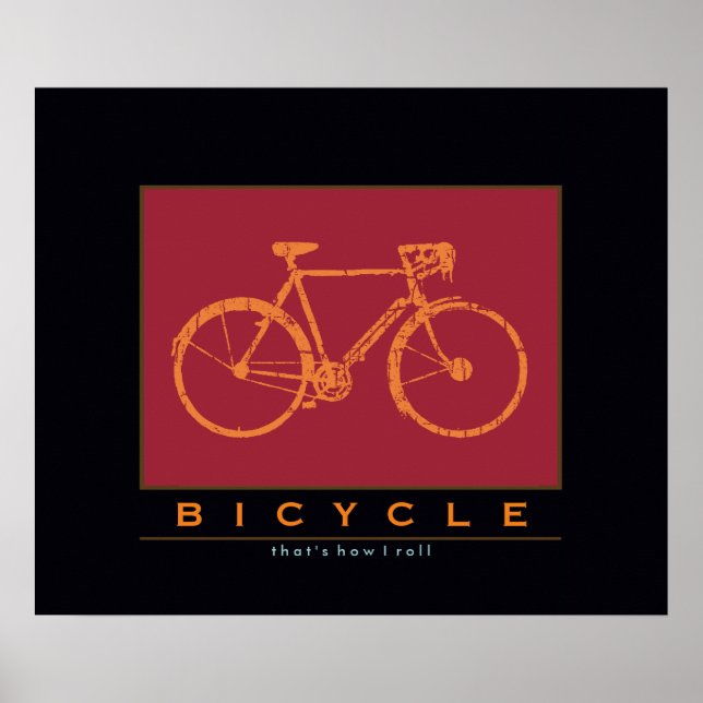 Póster bici-bici ; así es como rollo (Frente)