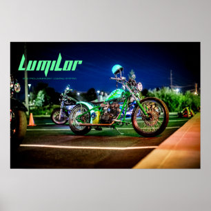 Póster Bici del dragón de LumiLor