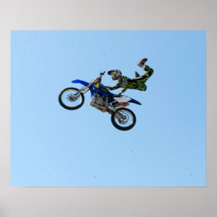 Póster Bici del motocrós