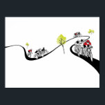 Póster Bicicleta<br><div class="desc">Imagen de un personalizado en bicicleta.</div>