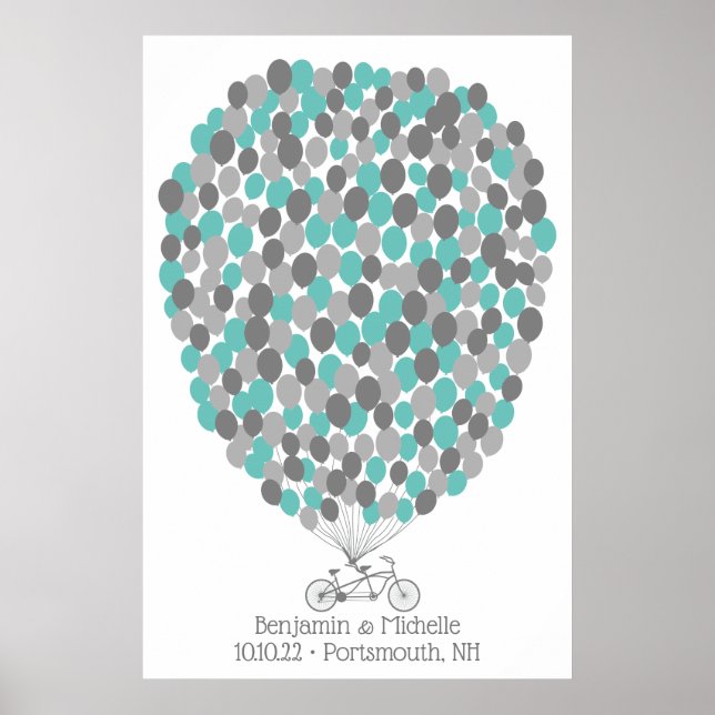 Póster Bicicleta - Alternativa de 250 libros de invitados (Frente)