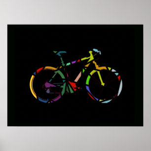 Póster bicicleta . bicicleta / bicicleta agradable