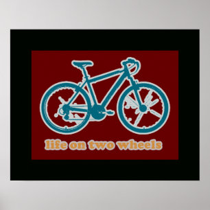 Póster bicicleta . bicicleta / bicicleta agradable