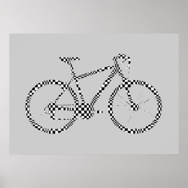Póster bicicleta - bicicleta - bicicleta + bicicleta (Frente)