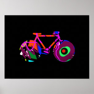 Póster bicicleta , bicicleta ; ciclismo / ciclismo