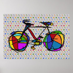Póster bicicleta , bicicleta ; ciclismo / ciclismo