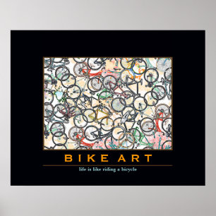 Póster bicicleta BIKE ART