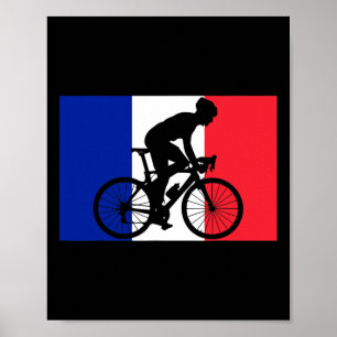 Póster Bicicleta Ciclismo Francés Francia