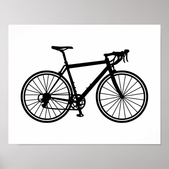 Póster bicicleta de Carreras (Frente)
