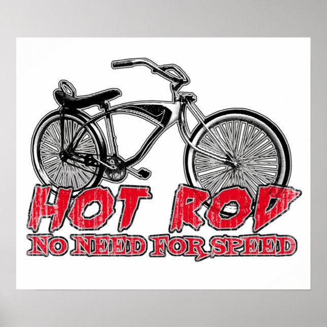 Póster Bicicleta de época (Frente)