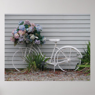 Póster Bicicleta de la playa