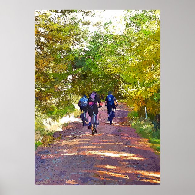 PÓSTER BICICLETA DE MONTAÑA (Frente)