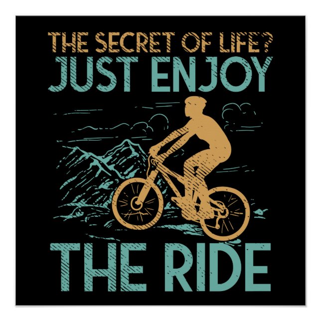 Póster Bicicleta de montaña (Anverso)