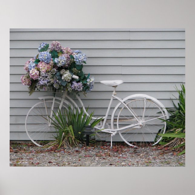 Póster Bicicleta de playa