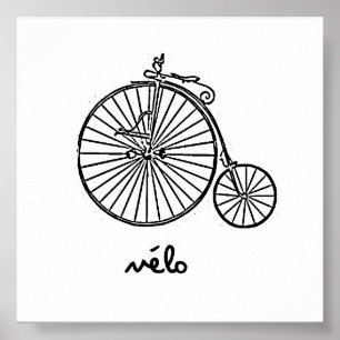 PÓSTER BICICLETA DEL VINTAGE