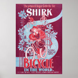Póster Bicicleta En El Mundo
