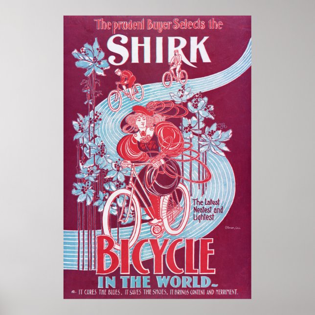Póster Bicicleta En El Mundo (Frente)